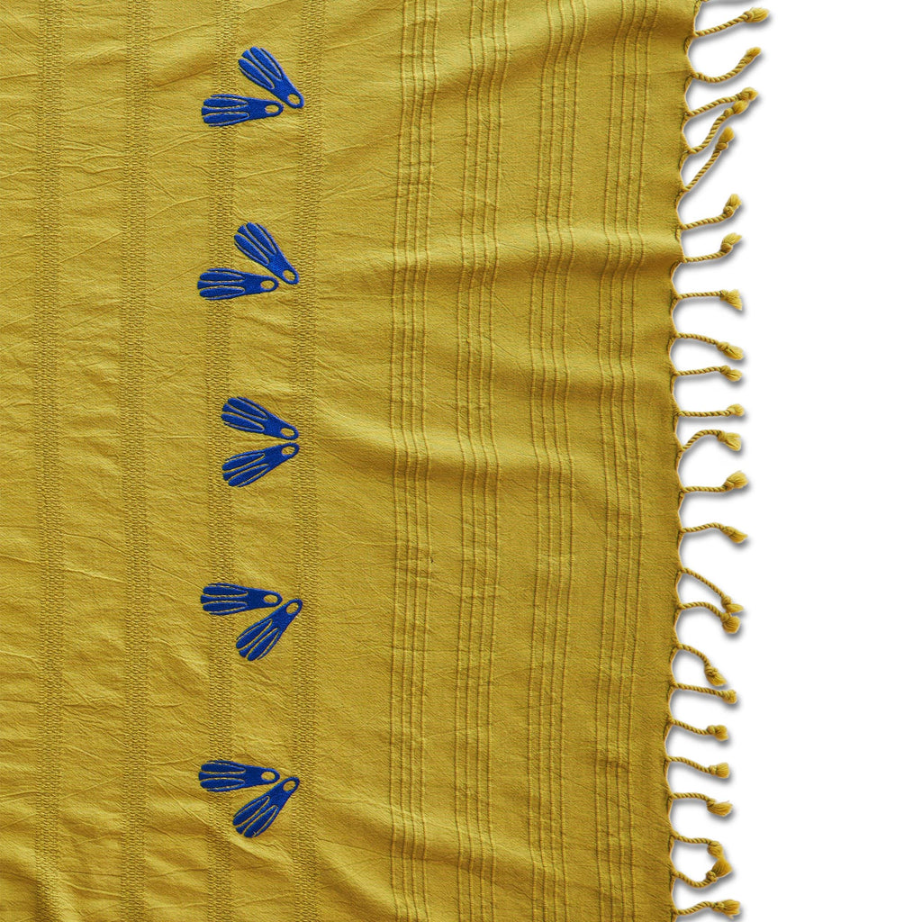 Palet Beach Towel / Yellow